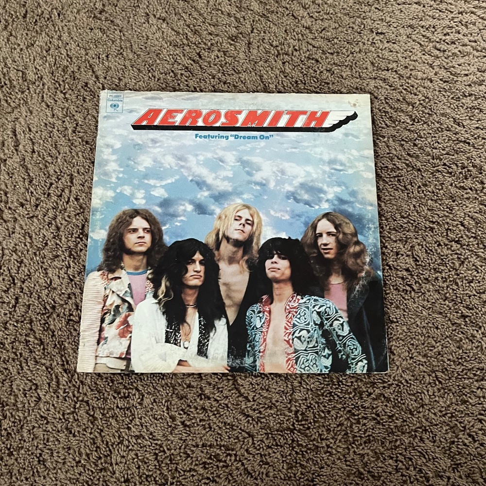 Original Aerosmith Vinyl Record